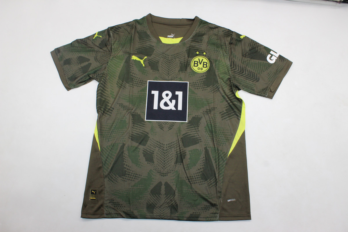 AAA Quality Dortmund 24/25 GK Dark Green Soccer Jersey
